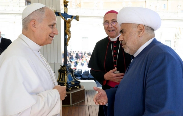 Allahşükür Paşazadə Roma Papası ilə görüşüb