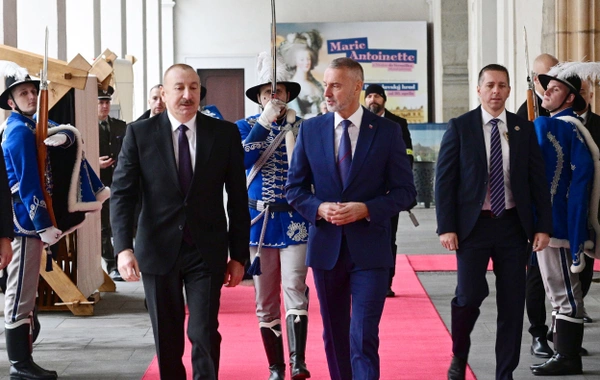 Состоялись встречи Президента Азербайджана с председателем Нацсовета Словакии