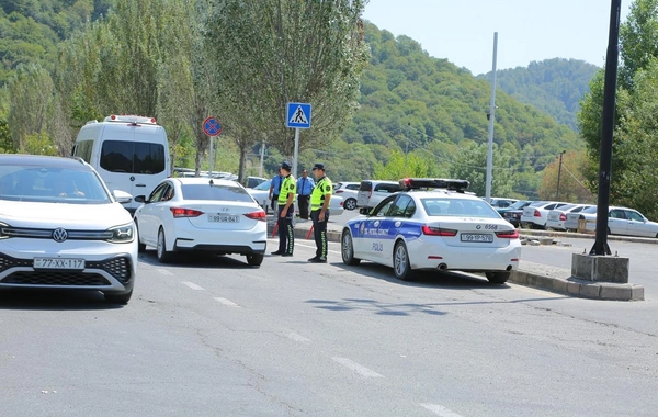 İstirahət zonalarında polisin fasiləsiz xidməti təşkil edilib