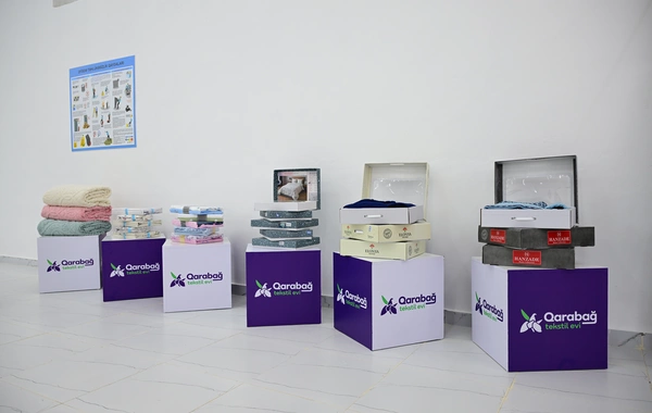 Xocalı şəhərində "Qarabağ Tekstil Evi" MMC istifadəyə verilib