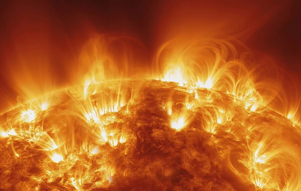 A strong flare occurred on the Sun