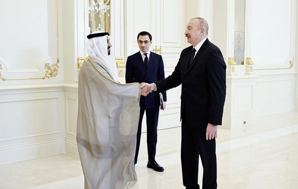 İlham Əliyev Ərəb Parlamentinin prezidentinin başçılıq etdiyi nümayəndə heyətini qəbul edib