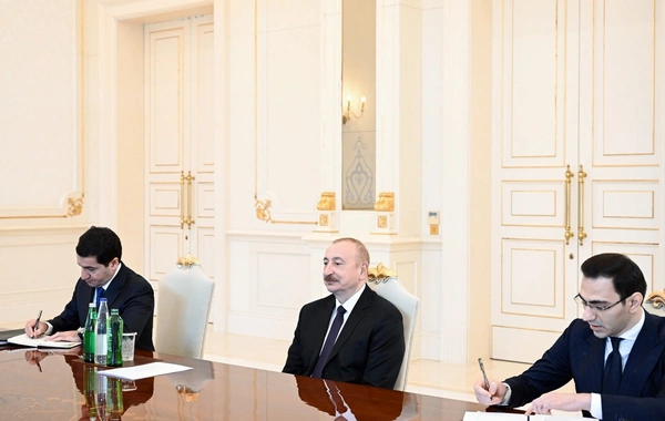 İlham Əliyev Ərəb Parlamentinin prezidentinin başçılıq etdiyi nümayəndə heyətini qəbul edib