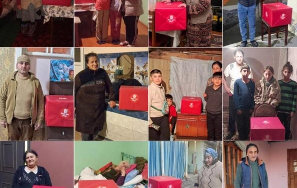 По инициативе Лейлы Алиевой малообеспеченным семьям вручены праздничные подарки