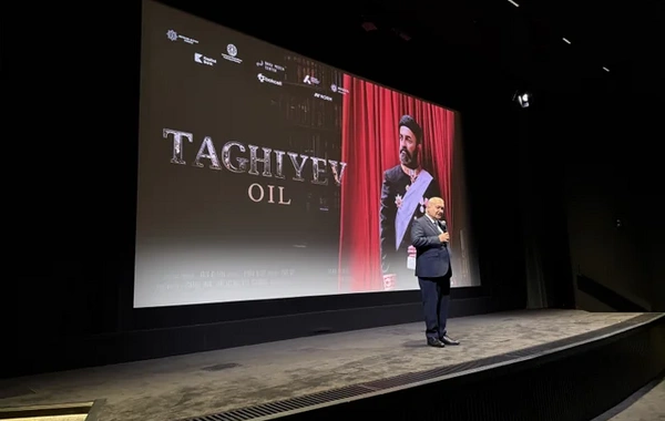 Londonda "Tağıyev: Neft" bədii filminin təqdimatı olub