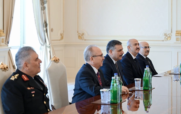 Prezident İlham Əliyev Türkiyənin daxili işlər nazirini qəbul edib