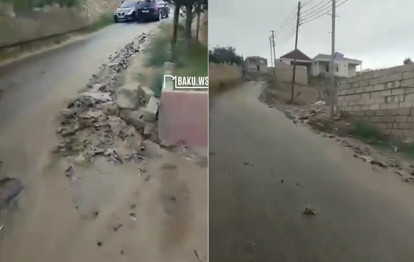 Yuxarı Sulutəpə qəsəbəsində su borusu partlayıb