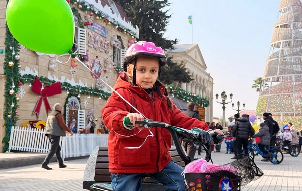 Leyla Əliyevanın təşəbbüsü ilə Yevlax şəhərində uşaqlar üçün Yeni il tədbiri keçirilib