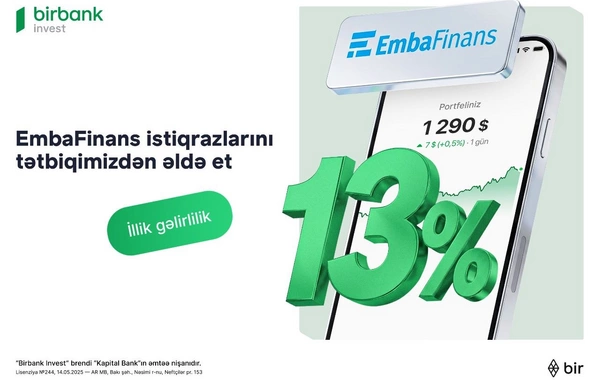 Birbank Invest vasitəsilə EmbaFinans BOKT istiqrazlarına investisiya etmək imkanı