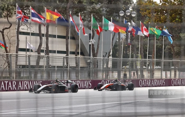 Formula 2 üzrə Azərbaycan Qran-prisində birinci əsas yarışın qalibi mükafatlandırılıb