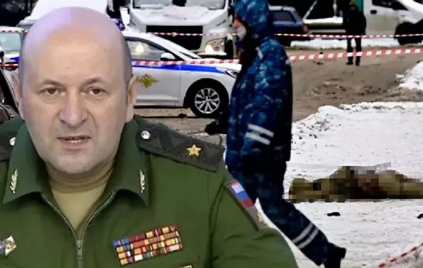 Rusiya generalının öldürülməsinə reaksiya verdi