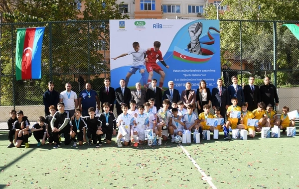Bakıda Leyla Əliyevanın təşəbbüsü ilə keçirilən minifutbol turniri yekunlaşıb