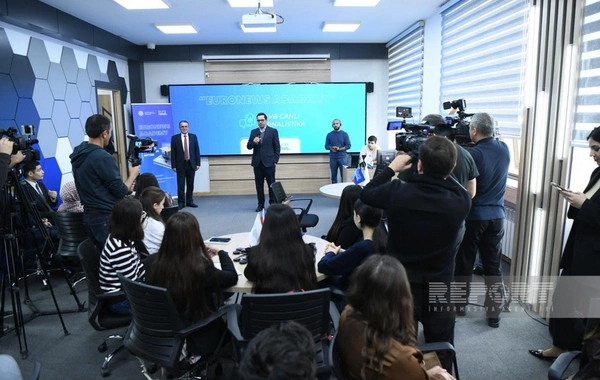 "Euronews": Biz Azərbaycanda həm də medianın inkişafını dəstəkləyirik