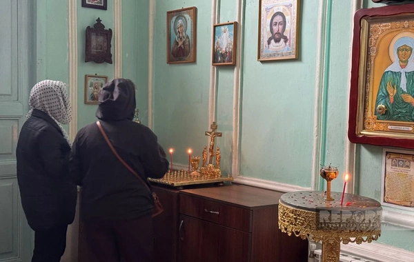 Gəncədə pravoslavlar Pasxa bayramını qeyd edir