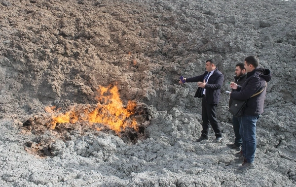 Azərbaycan ərazisində son dövrün ən güclü palçıq vulkanı püskürmələrindən biri baş verib