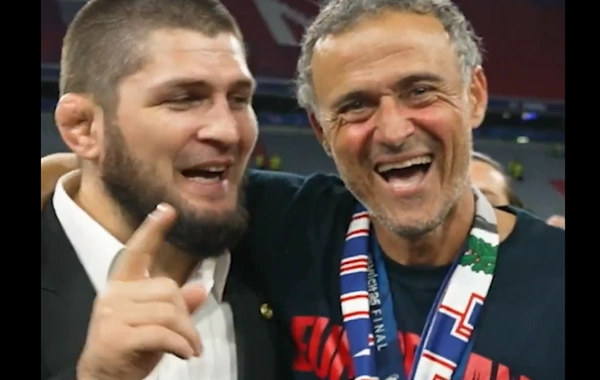 Nurmaqomedov Luis Enrike ilə zarafat etdi - Realın adını demədi