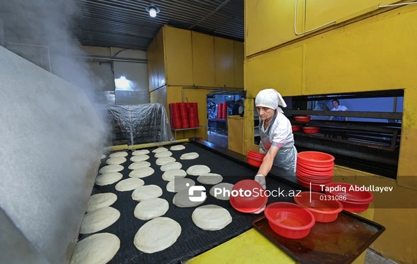 Çörək məhsullarının hazırlandığı un məmulatları sexindən FOTOREPORTAJ