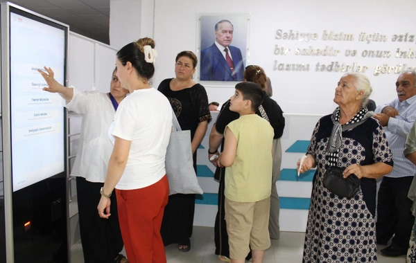 Daha üç xəstəxanada elektron növbə sistemi istifadəyə verildi