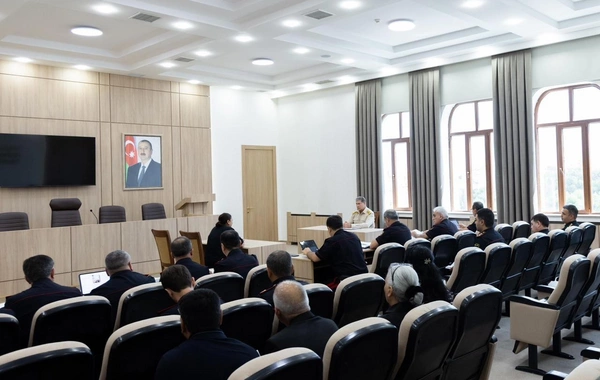 Vilayət Eyvazov Sumqayıtda vətəndaş qəbulu və sıra baxışı keçirib