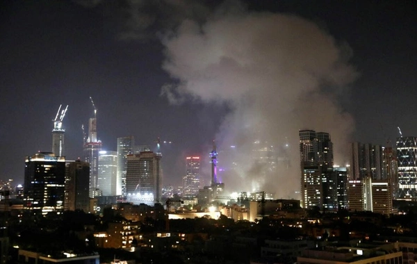 Hayfa Neft Emalı Zavodu raket hücumundan sonra zədələnib