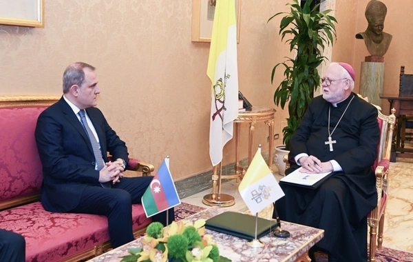 Ceyhun Bayramov Vatikanda Ermənistanla normallaşma prosesini müzakirə edib