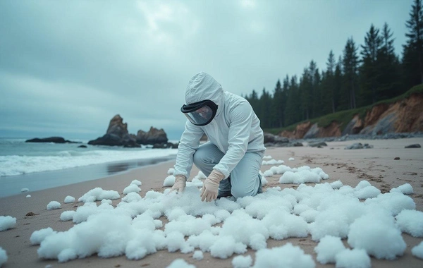 На пляже Финляндии обнаружили неизвестное вещество