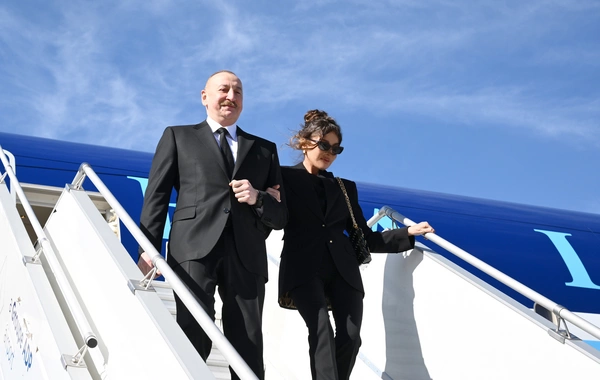 Prezident İlham Əliyev Gürcüstana dövlət səfərinə gedib