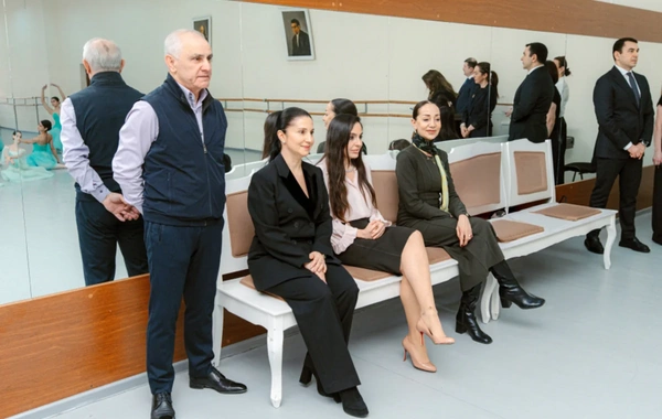 Leyla Əliyeva Bakı Xoreoqrafiya Akademiyasının qonağı olub