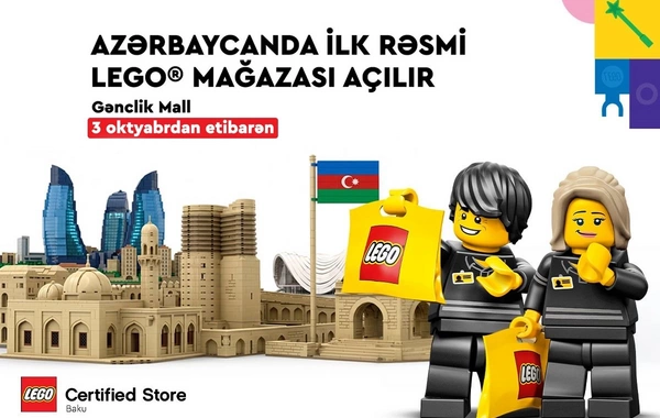 Azərbaycanda ilk LEGO® Certified Store TORGROUP Global tərəfdaşlığı ilə açılır