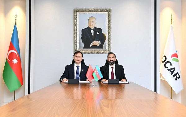 SOCAR ilə Çinin CNOOC şirkəti arasında Anlaşma Memorandumu imzalanıb