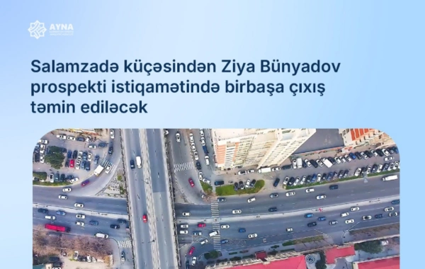 Bakıda bu iki küçənin kəsişməsi işıqforla nizamlanacaq
