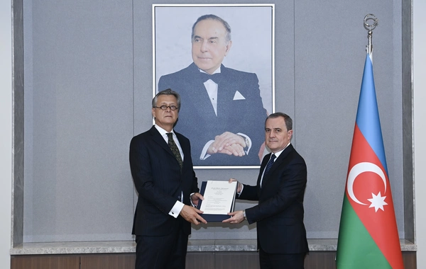 Ceyhun Bayramov Almaniyanın Azərbaycana yeni təyin olunmuş səfirini qəbul edib