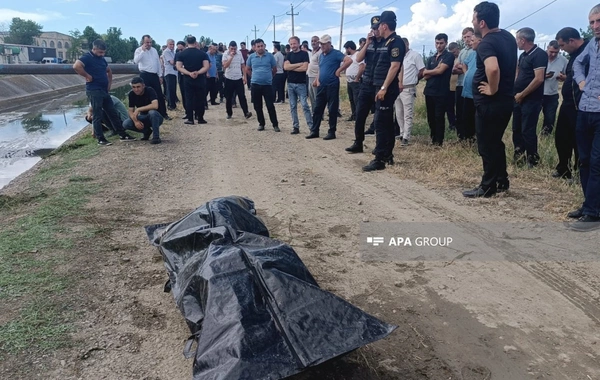 Tovuzda kanalda meyit tapılıb