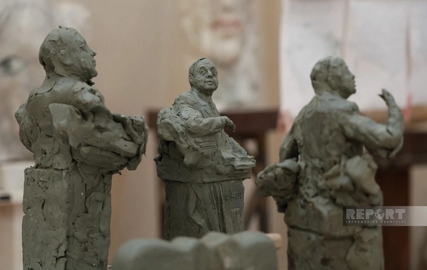 Xalq yazıçısı Elçinin Fəxri xiyabandakı qəbirüstü abidəsini Natiq Əliyev hazırlayır