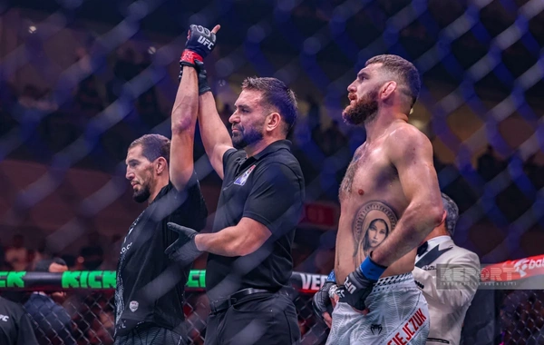 Bakıda tarixi UFC gecəsi: Fiziyevdən möhtəşəm qələbə - FOTOREPORTAJ