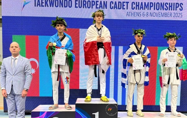 Azərbaycan taekvondoçusu Avropa birinciliyində gümüş medal qazanıb