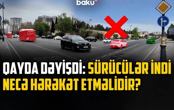 Bakıda küçələrdən birində hərəkət qaydası dəyişdi - Problem həll olundu?
