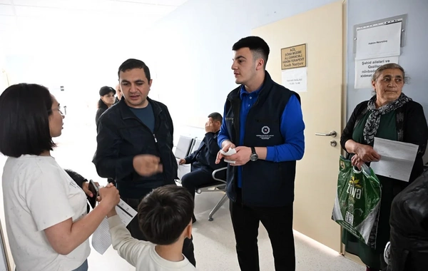 Daşkəsəndə "Həmkardan həmkara qayğı ilə" sosial layihəsi çərçivəsində ödənişsiz tibbi müayinələr keçirilib