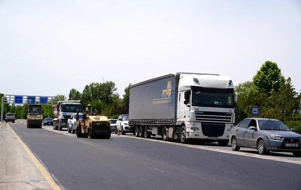Naxçıvan-Ordubad avtomobil yolunda asfaltlanma işləri aparılır