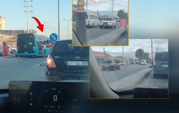 Bakıda bu ərazidə əksər sürücülər "PROTİV SÜRÜR"