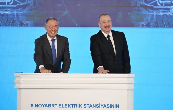 Mingəçevirdə 8 Noyabr Elektrik Stansiyasının açılış mərasimi keçirilib