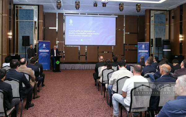 AFFA-nın yeni layihələri ictimaiyyətə təqdim olunub