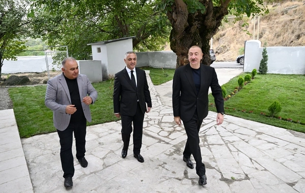 Prezident Xocalı rayonunun Şuşakənd kəndində olub