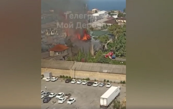 Dağıstanda konyak zavodu yanıb