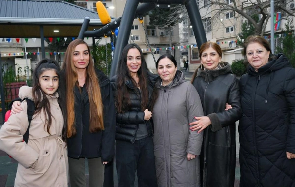 Bakıda növbəti yenilənmiş həyətlər istifadəyə verilib