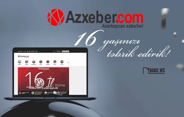 Azxeber.com 16 yaşını qeyd edir