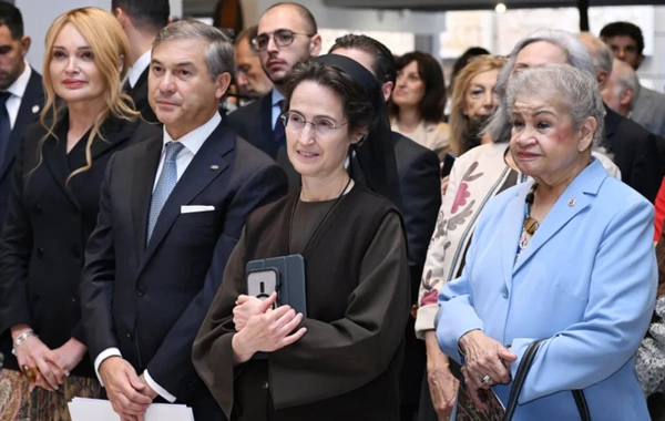 Leyla Əliyeva Müqəddəs Taxt-Tacda Azərbaycan xalçaları sərgisinin açılışında iştirak edib