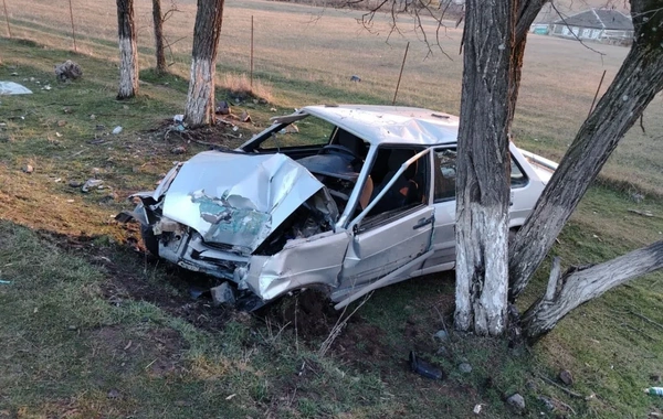 Şəmkirdə eyni vaxtda iki qəza olub: Dörd nəfər xəsarət alıb