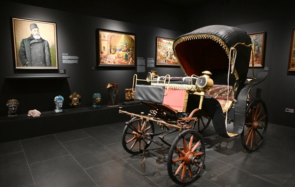 Leyla Əliyeva və Arzu Əliyeva Şəkidə tarixi-memarlıq abidələrinin bərpadan sonra açılışında iştirak ediblər