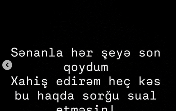 Bloger Aysel Şükür həyat yoldaşından ayrıldı